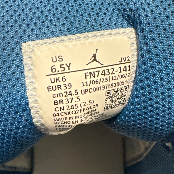 Jordan Industrial Blue High-Tops - Picture 7 of 7